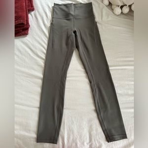 Lululemon wunder train with pockets. Size 4 in carob brown